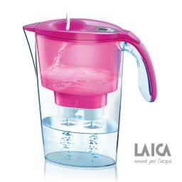 Cana filtranta de apa Laica Stream Fuchsia, 2.3 litri