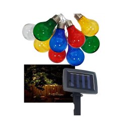 Lanț LED solar de exterior 10xLED/1,2V 2,2 m IP44 multicolor