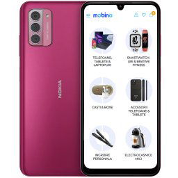 Telefon mobil Nokia G42 5G, 128GB, 6GB RAM, Dual-SIM, Roz