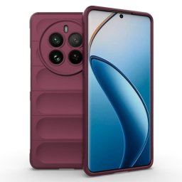 Husa Techsuit Magic Shield Bordeaux - Husă telefon - compatibil cu Realme 12 Pro / 12 Pro