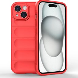 Husa Techsuit Magic Shield - Husă telefon - compatibil cu Apple iPhone 15 - culoare Roșu