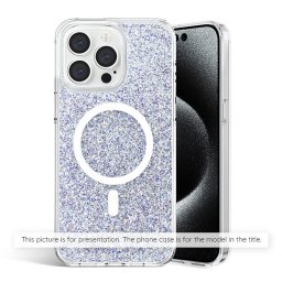 Husa Husa pentru Xiaomi Poco X6 Pro - Techsuit Sparkly Glitter - White