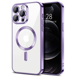 Husa Husa pentru iPhone 12 Pro - Techsuit Luxury Crystal MagSafe - Light Purple
