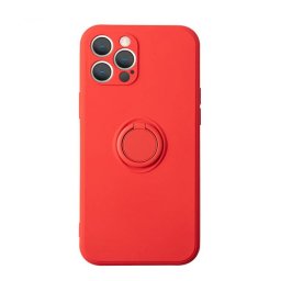 Husa Silicon iPhone 13 Pro Max 6.7 Ring Rosu