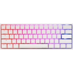 Tastatura One 2 Pro Mini White Edition Gaming RGB LED - Kailh Red (US)