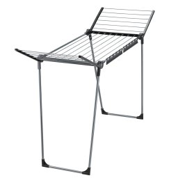 Uscator rufe pliabil Leifheit Pegasus 150 Slim Black
