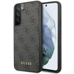 Husa Guess GUHCS23SG4GFGR S23 S911 grey/grey hardcase 4G Metal Gold Logo