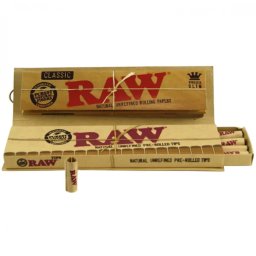 Raw Foite Classic+24 Filtre pre-rulate Connoisseur Slim KS 110mm x32