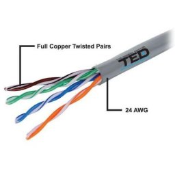 Cablu UTP CAT5E cupru TED 10m TED002495