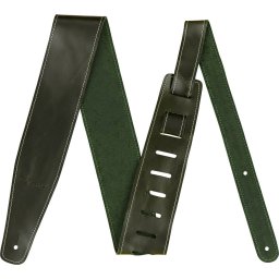 Fender Broken-In Leather Strap Green 2.5