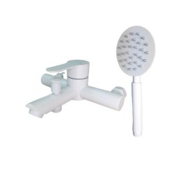 MIXXUS DAX-009 WHITE EURO baterie baie din otel inoxidabil