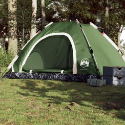 Cort de camping pentru 5 persoane, eliberare rapida, verde GartenMobel Dekor