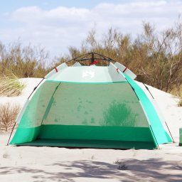 Cort camping 4 persoane verde marin impermeabil setare rapida GartenMobel Dekor