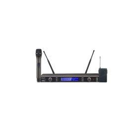 Set Microfoane BST Uhf 16 Canale 1 De Mana 1 Tip Casca Bst Negru