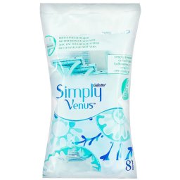 Venus Aparat de ras pentru femei 2 lame 8 buc Simply