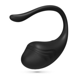 Crushious Tamago Ou Vibrator Reincarcabil cu Telecomanda Negru 9 Moduri de Vibratie Oriunde Iti Doresti