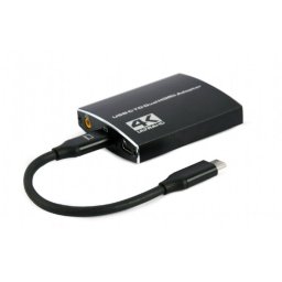 Multiplicator USB type C la 2 x HDMI 4K60Hz, Gembird A-CM-HDMIF2-01
