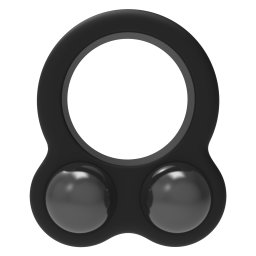 Dream Toys Ramrod Cockring Dual Weight Black