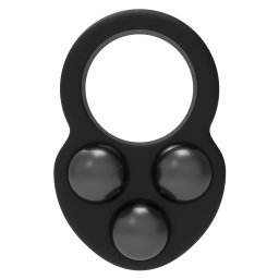 Dream Toys Ramrod Cockring Triple Weight Black