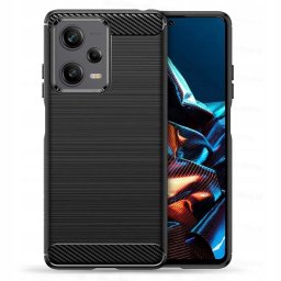 Husa Husa pentru Xiaomi Redmi Note 12 Pro / Poco X5 Pro - Techsuit Carbon Silicone - Black