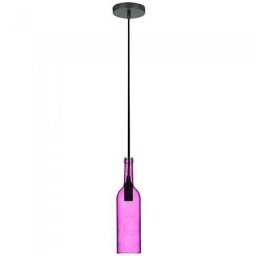 PENDUL TAVAN MODEL STICLA VIN CULOARE ROZ