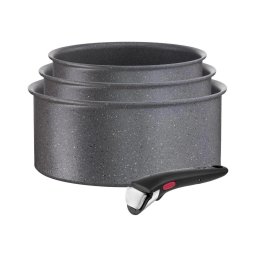 Set de vase de gătit Tefal 4 buc. INGENIO BLACK STONE
