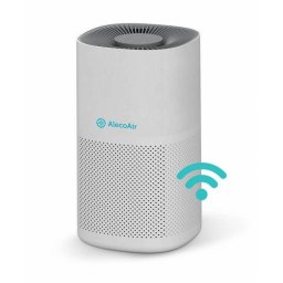 Purificator de aer AlecoAir P45 SILK, Wi-Fi, Lampa UV-C, Filtru True HEPA si Carbune Activ, Functie Ionizare