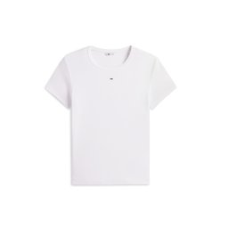 Tommy Jeans Tricou 'ESSENTIAL' alb