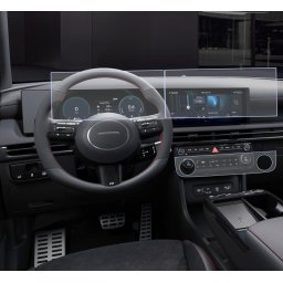 Hyundai Tucson Facelift 2024+ Set (3 buc.) Folii de Protectie pentru Ceasuri/Navigatie/AC - HD-Premium FoliaTa