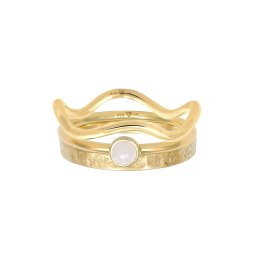 ELLI PREMIUM Set de bijuterii auriu / roz