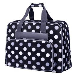 Geanta pentru depozitarea si transportul masinilor de cusut, dimensiuni 45x22x31 cm, multicolor negru BabySnap