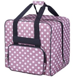 Geanta depozitare si transport pentru masinile Overlock, 34x35x31cm BabySnap multicolor roz