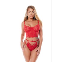 Anais Kaia Corset Red L/XL