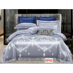 Lenjerii de pat Jacquard Lux, 6 piese, cod SP02