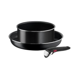 Tefal INGENIO EASY COOK & CLEAN set 3 piese, negru