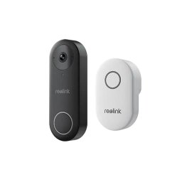 Sonerii electrice Sonerie video wireless Reolink Video Doorbell WiFi, 2K, slot card, night vision, vizualizare de pe telefon, detectie miscare