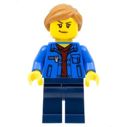 LEGO Minifigurine City – Stuntz Spectator Female