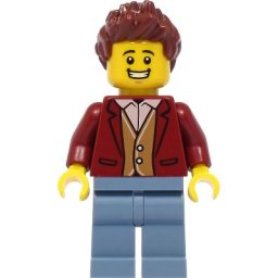 LEGO Minifigurine City – Profesor