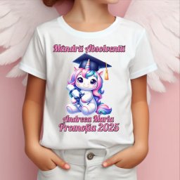 Tricou personalizat absolvire gradinita - Unicorn