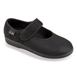 Pantofi confort, stretch, pentru femei, OrtoMed 6047-S97 negru