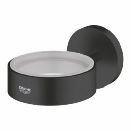 Suport pahar sau dozator Grohe Essentials, negru mat