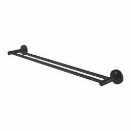 Suport prosop dublu Grohe Essentials 60cm, negru mat