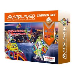 Joc de constructie magnetic - 46 piese