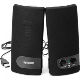 Boxe Spacer SPB-216 2.0, USB, Negru