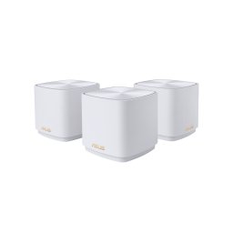 Sistem Wi-Fi Mesh ASUS ZenWiFi XD4 Plus (W-3-PK), AX1800, Dual-Band, acoperire 446m², Dual-Core CPU, 128MB/256MB Flash/RAM, Gigabit, AiProtection Classic, Traditional QoS, VPN server/client, IPTV, AiMesh, montare pe perete
