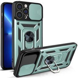 Husa Techsuit CamShield - Husă telefon - compatibil cu Apple iPhone 13 Pro Max - culoare Verde