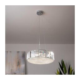 Lustră de cristal pe lanț Brilagi GLAMOUR 5xG9/42W/230V