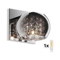 Aplică de cristal Brilagi JEWEL 1xG9/42W/230V