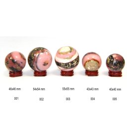 Sfera Opal Roz Druzy de Peru Mineral Natural 40-55 x 40-55 mm - 1 Buc