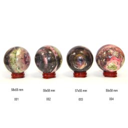 Sfera Opal Roz de Peru Mineral Natural 57-59 x 57-59 mm - 1 Buc